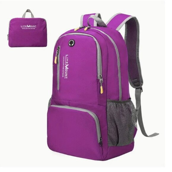 Lite Mount Handbags - Large Capacity Waterproof Ultralight Foldable Backpack - NWT
